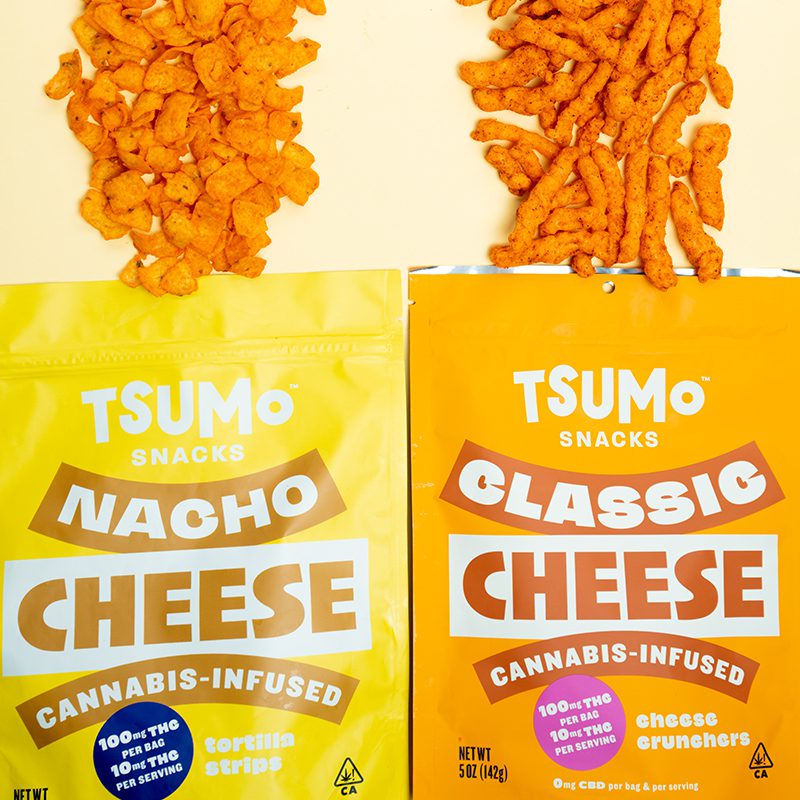 TSUMo Snacks Nacho Cheese and Classic Cheese